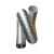 防火纯铝通风排烟管50至300mm纯铝波纹硬管铝箔伸缩通风排风软管 直径120mm2.6米一根 标准