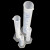 冰禹 BYrl-200 塑料量筒 塑料刻度量筒 实验室用品 250+500+1000ml套装
