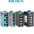 MOXA摩莎以太网工业交换机PoE非网管型5/8口多层百兆千兆企业网管 MOXA ES-1026