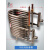华弘牌2-25P匹海水钛套管换热器空气能热交换器冷凝器热泵配件 钛套管换热器定制 外钢内钛