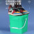 亚岳塑料桶冻干加厚方桶带盖密封pp手提防水涂料拌料桶化工机油桶 方桶白色3.5L