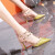 POLSTEP凉鞋女2024年夏季新款法式设计感包头细跟一字扣带性感铆 玫红色 34