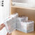 家の物语（KATEI STORY） 日本进口分隔内衣收纳盒抽屉内裤分格整理盒家用放袜子神器塑料 六格款 1个装