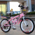 杉贝童山地自行车小学生中大童女童变速8-10-12-15岁初中生脚踏单车 18寸单速粉色礼包+后货架+车框 其它