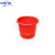 塑料手提水桶红色大小水桶带盖子耐摔 【10L无盖款】