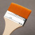 铂特体 尼龙毛板刷 绘画刷油漆木柄毛刷 刷墙漆毛刷清理板刷画笔尼龙刷黄色（12件套）
