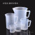 定制塑料量杯50 500  2L 5L烘焙奶茶加厚PP刻度烧杯 250ml