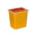 锐器盒废物利器盒一次性圆形方形 黄色针头小型垃圾桶 方形10L推盖