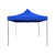 钢米 四角折叠帐篷 2.5*2.5m黑架 蓝色 套 1850323