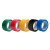 创硕（TECHAIN） PVC粘地胶带 50mm*33m/卷 颜色可选红黄蓝绿黑 （5卷装）