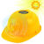 夏季太阳能风扇帽建筑工地工程安全帽电焊氩弧焊透气风扇安全帽 单独墨绿面屏