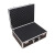 玛仕福 铝合金手提箱 工具箱密码锁保险箱精密设备仪器箱 36x24x10cm黑色空箱