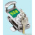 适用于科的508GL号码锁浴室柜锁更衣柜锁家具桑拿门锁锁柜桑拿数 随机号码 整把锁