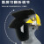 电焊面罩安全帽式焊工防护面具防烤脸全脸头戴式焊帽面屏防护罩 黄安全帽+支架+透明屏