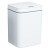 金诗洛 K433 智能垃圾桶 自动感应开盖塑料垃圾桶内置垃圾抽袋盒 白色大号16L电池款