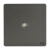 FSL TV插座【灰色】 i3大板系列插座面板86型墙壁暗装定制
