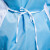 厚创 防静电围裙 洁净室防尘防护工作围裙可定制 蓝色