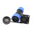 防水航空插 塑料防尘连接器 SD20 3/4/5/6/7/9芯 蓝色 黑色焊接 单公插头