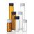 玻璃储存瓶EPA样品瓶20/30/40/60ml透明棕色吹扫捕集试剂瓶100个 本色特氟龙+硅胶隔垫+白色实心盖 100个
