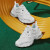 斯凯奇（Skechers）新款女款轻便舒适运动鞋潮流厚底老爹鞋 WBK白色/黑色 38