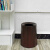 定制垃圾桶风客厅卧室卫生间双层木纹北欧现代新中式 深色木纹(小号)+100只加厚垃圾