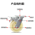 必可安 白尼龙脚轮重型耐磨脚轮 8寸万向轮