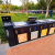 智慧公园AI智能分类垃圾桶户外不锈钢垃圾箱公共卫生服务设施设备 黑色（AI智能分类垃圾桶） 定金