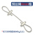 定制适用钢丝吊绳挂画器钢丝吊码锁线器可调节304不锈钢丝绳锁扣紧固配件 1.5mm粗*2.5米绳 送6角扳手