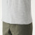 无印良品 MUJI 男式 粗细不均棉线 天竺编织 条纹短袖T恤 ABB04A0S 灰色X横条 S