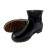 大杨PLA187防滑元宝靴水靴 黑色1双 39码 PVC耐油耐酸碱防水低帮雨鞋 定制