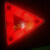 小型反光三角警示牌三角警示标志板三角架三角牌车厢货车年审专用 小三角反光板4片
