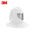 3M H-412头罩组合含头罩安全帽披肩式白色防护面罩1个装DKH