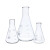 实验室玻璃锥形烧瓶 试剂瓶 三角烧瓶 玻璃瓶锥形瓶(小口) 200ml