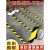 磨砂防滑警示胶带PVC黑黄斑马警戒线地标贴地板反光地面胶带划线 纯夜光长5m*宽100mm