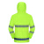 禹顺04反光雨衣套装交通路政执勤安全环卫分体雨衣套 荧光绿YU210带晶格170-XL可定制