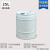 50升铁桶油桶25L小钢桶60公斤汽油柴油桶100L装饰涂鸦道具油漆桶 25L闭口铁桶(白)