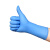 塞莫诗一次性丁腈手套12寸加长型蓝色100只 餐饮厨房防水清洁酒店实验室多用途N1201BL 大号L码