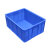 塑料周转箱大号长方形物流加厚带盖储物收纳盒子养龟箱零件盒 6号箱(530x410x235) 无盖