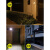 太阳能户外仿真监控摄像头室外防水超亮照明感应壁灯定制 4灯广角发光(白光2个装)照亮8