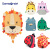 新秀丽（Samsonite）U22儿童背包可爱卡通动物造型学生书包3D双肩包 U22橙色狮子