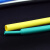 三倍带胶热缩管加厚红黄绿蓝白色绝缘套管3倍电工电线收缩管 圆内 圆内径3.2mm/200米/卷 黄色