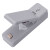 稳斯坦 W699 USB充电式磁吸封口机 便携式食品手压机零食塑料袋热封机密封机 灰色