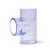 PVC透明三通 透明UPVC三通 标准 透明给水管三通透明塑料水管三通 内径63mm(DN50)