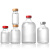 承琉透明西林瓶模制瓶透明瓶疫苗瓶抗生素玻璃瓶青霉素瓶10毫升铝塑盖 100毫升
