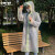 中环力安 加厚成人非一次性雨衣EVA时尚环保雨衣4 胭脂粉（成人常规款）+收纳袋 XL
