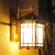 LED户外壁灯防水简约现代围墙外墙灯门柱阳台新中式壁灯 黑色 东京亭壁灯太阳能款