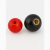华昊创久 胶木手柄球塑料圆球操作杆球头把手红色铜芯黑铁心电木球 M10*35 (红色铜芯) 2个