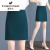 富贵鸟（FUGUINIAO）西装半身裙女夏季薄款高腰A字裙2023新款百搭显瘦一步裙包臀短裙 卡其色 S 26