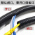 PA阻燃波纹管防水电线电缆PP软管塑料尼龙穿线管PE螺纹管开口套管 PA阻燃AD13(内径10mm)100米