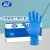 超护一次性手套丁腈橡胶乳胶手套家务清洁防护劳保实验工业耐用型手套 深蓝加厚丁腈 100只/盒 L码（大码）